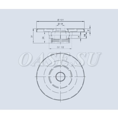 Возвратная форсунка ESD 15 E