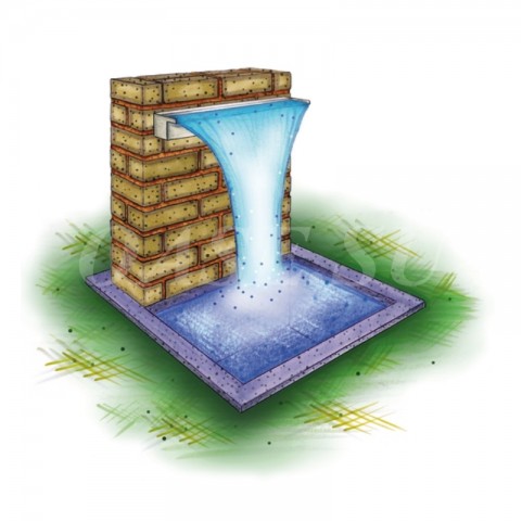 Излив для водопада Waterfall 90 XL